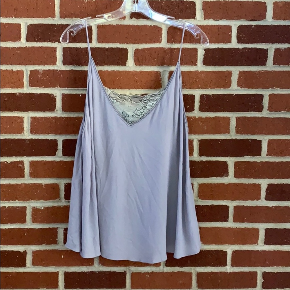 Tank Top with Built In Lace Bralette